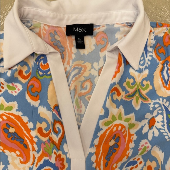 MSK Multicolor Paisley Midi Dress - Picture 4 of 6